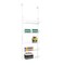 Smart Design Over The Door Pantry Organizer Rack with 5 Adjustable Shelves - White